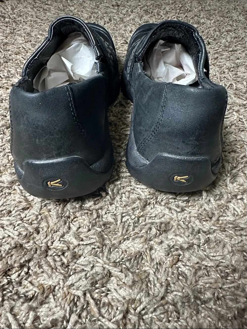 Keen Black Leather Slip-On Casual Walking Comfort shoes Women’s size 10